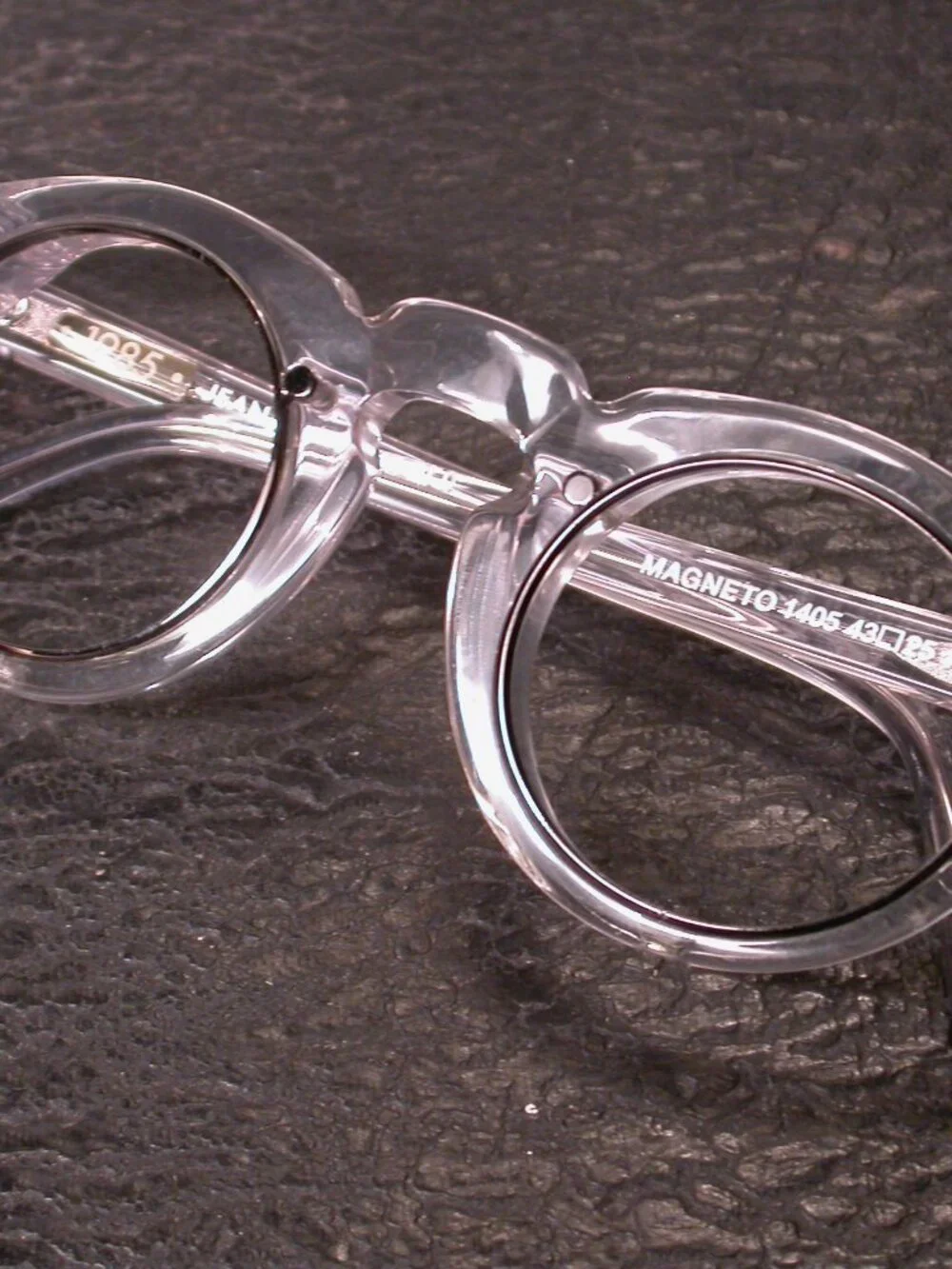 Jean Francois Rey Magneto Crystal Clear Round Fashion Eyeglasses Frames